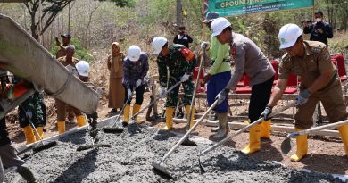 Ground Breaking Rabat Jalan Beton TMMD ke-130, Kodim Tulungagung Targetkan Pembangunan Jalan Sepanjang 1.373 Meter