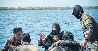 Tembus Kegelapan Bawah Laut, Kopaska Menyelam Bersama MTO ADF