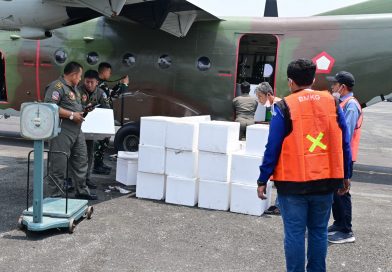 Lanjutkan Misi Penyemaian Dry Ice, Lanud Sjamsudin Noor Kerahkan Pesawat NC-212 dalam 3 Sortie Lanjutkan Misi Penyemaian Dry Ice, Lanud Sjamsudin Noor Kerahkan Pesawat NC-212 dalam 3 Sortie