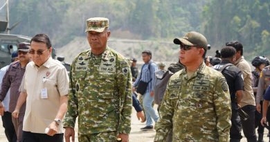 Panglima TNI Tinjau Penertiban dan Pengamanan Aktivitas Pertambangan Emas Ilegal di Kawasan Hutan Nabire