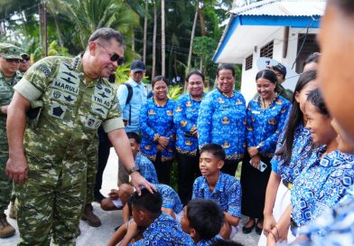 Wapang TNI Tinjau Perbatasan dan Pembangunan Infrastruktur di Miangas