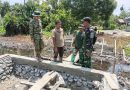 Pastikan Pembangunan Sesuai Target, Dansatgas TMMD ke 130 Tinjau Langsung Pekerjaan Jembatan