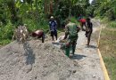 Cuaca Panas Tak Surutkan Semangat, Satgas TMMD Ke-130 Bersama Warga Percepat Penyelesaian Akses Jalan Masyarakat