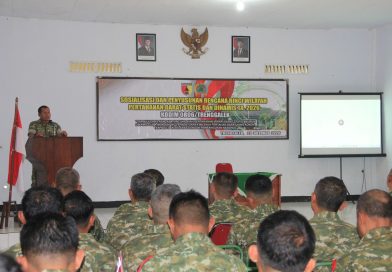 Kodim 0806/Trenggalek Sosialisasikan RRWP untuk Perkuat Pertahanan Wilayah Darat