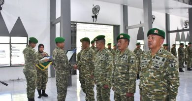 Korp Raport Pindah Satuan, Dandim Ponorogo Lepas Empat Perwira Terbaik